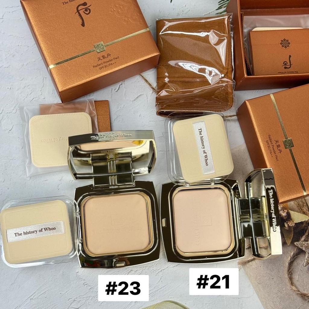 The history of whoo Cheongidan Hwahyun Radiant Powder Pact No.21 SPF 30+ / PA+++12g