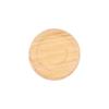 Bamboo Salad Bowl Round Serving Bowl Natural Wood Dishware for Fruit Snacks Appetizers