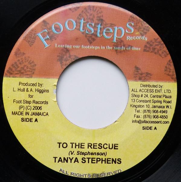

7inch Record TANYA STEPHENS, LIVE WYYA - To The Rescue NONE Footsteps Recor 2006 Jamaica Reggae, Ska & Dub Used