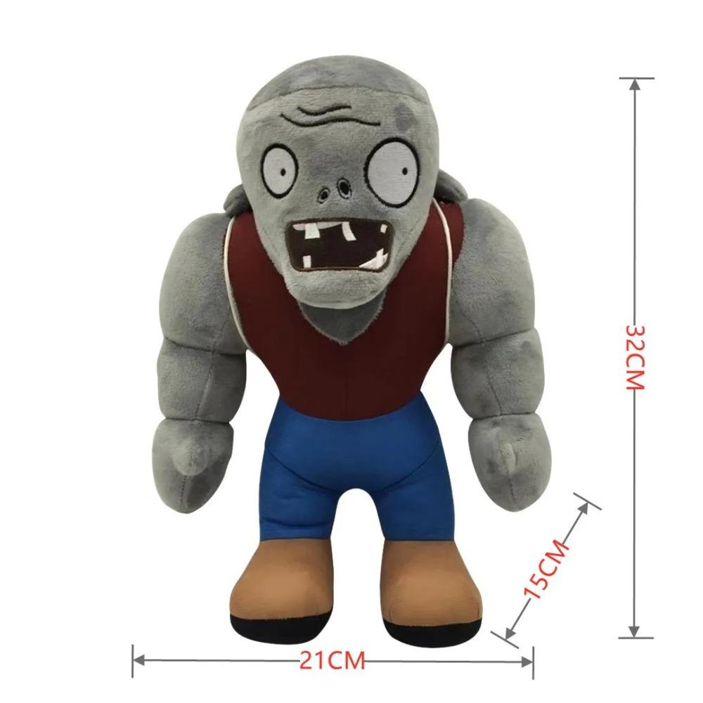 32cm Plants Vs. Zombies Game Anime Peripheral Plush Toy Doll Gargantuar Cute Plush Stuffed Toy Children's Birthday Gift