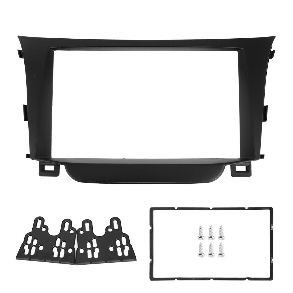 2Din Center Control Audio Fascia Navigation Panel Frame Fit for Hyundai I30 2011