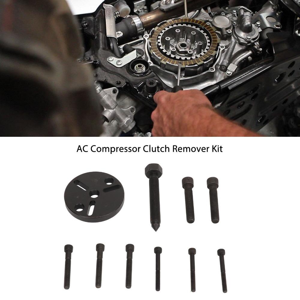 Multiple Thread Sizes AC Clutch Removal Tool Compressor Pulley Puller  Auto Repair