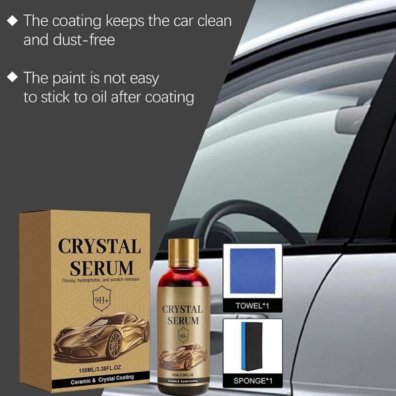 Advanced Car Paint Protection Kit Ceramic Coating Liquid With SiO2 Formula To Enhancing Gloss And Prevent Scratches