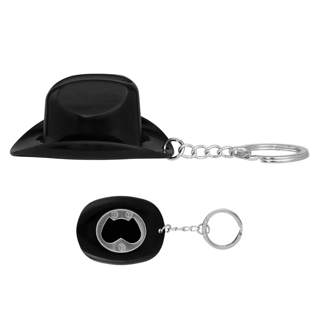 Retro cowboy hat bottle opener keychain Charm Cowboy Hat Shape Beer Keychain For Tote Bag Backpack Car Keys Birthday Party Bar