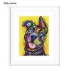 Diy Colorful Dog Oil Painting On Canvas For Home Office Wall Decoration