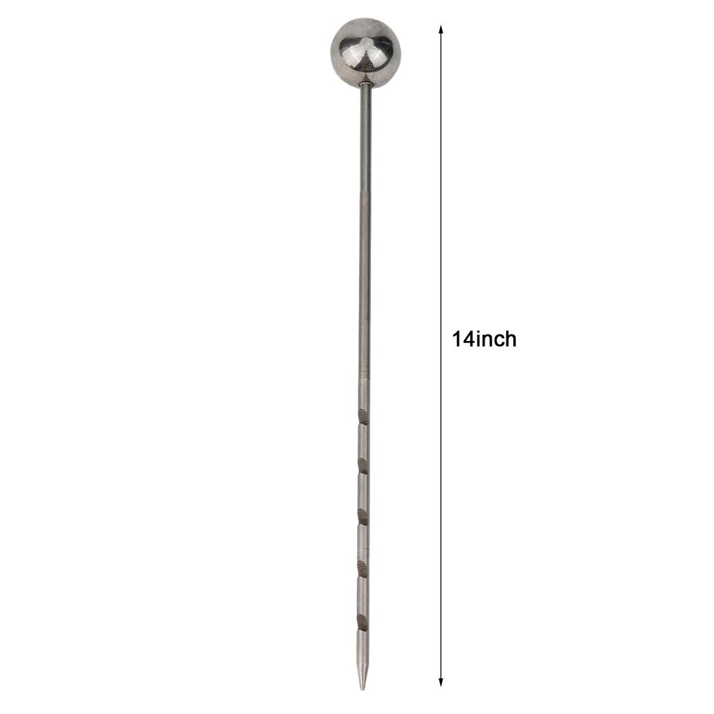 Professional Stainless Steel Soil Sampler Probe for Monitoring Soil Texture and Moisture Levels Portable and Easy to Use