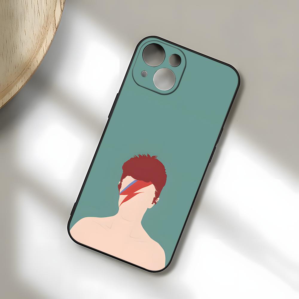 Singer D-David Bowie Phone Case For IPhone 17 Pro Max 15 Pro 16 14 Plus 12 13 Mini 11 Pro Shockproof Soft Cover