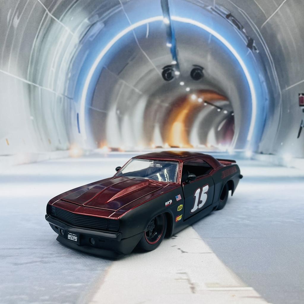 JADA 1:24 Chevrolet Camaro 1969 Legeringsbil Støpte Metallbiler & Leketøybiler Bilmodell Miniatyrmodellbil For Barn
