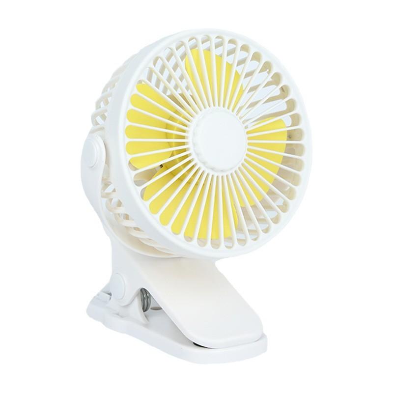 Usb Quiet Portable Desktop Fan With Clip Mount For Room Outdoors Activities Use