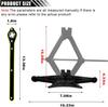 2PCS Car Scissor Jack Kit, 2 Ton Heavy Duty Portable Lift with Ratchet Handle for SUV MPV Emergency Use