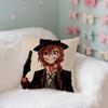 Anime BBungo StrayDogsS Cute Case Plush Fabric Soft Pillowcase Double Sided Print Cushion Cover Household Gifts