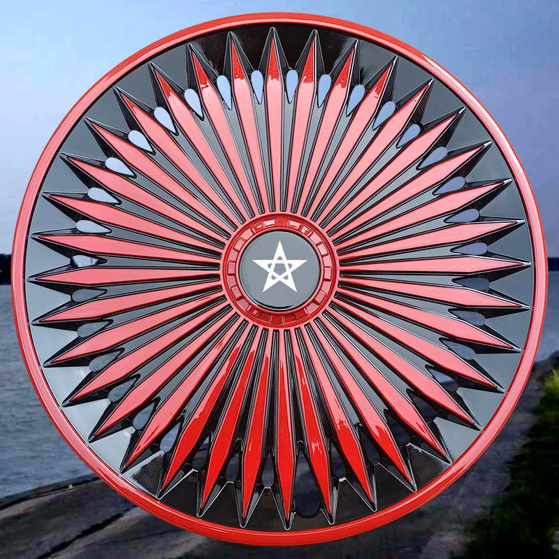 Red Star Wheel Covers v2: Fit 20-25 inch Iron Wheels with Decorative Rim Car Accessories