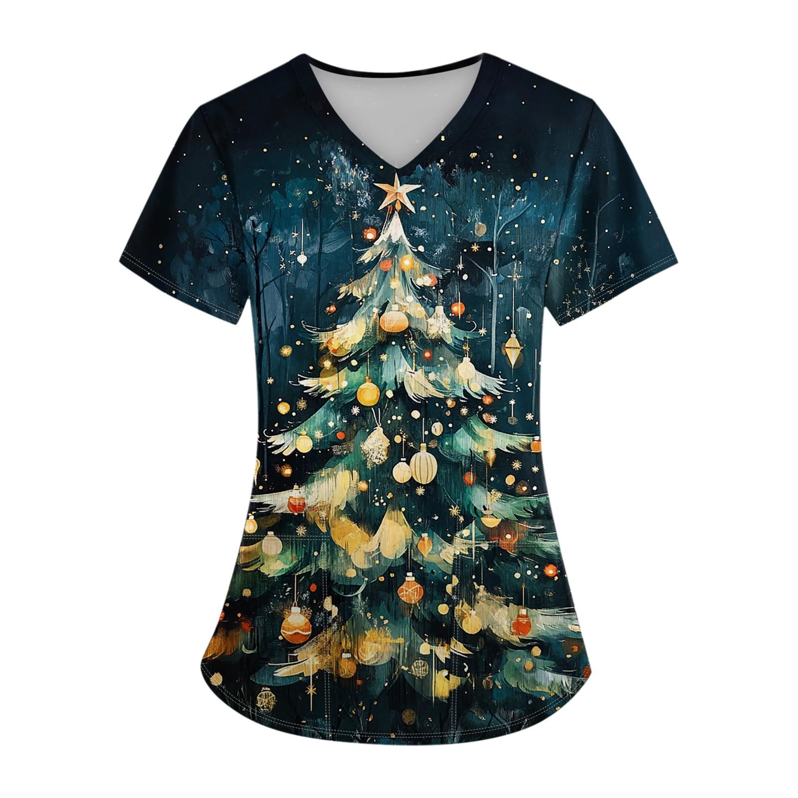 

Женский топ с карманом и коротким рукавом с крестом и V-образным вырезом XXXL