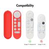 Silicone Remote Case Anti-Slip Protective Controller Sleeve Skin Remote Protective Case Remote Cover for Google TV Streamer 4K