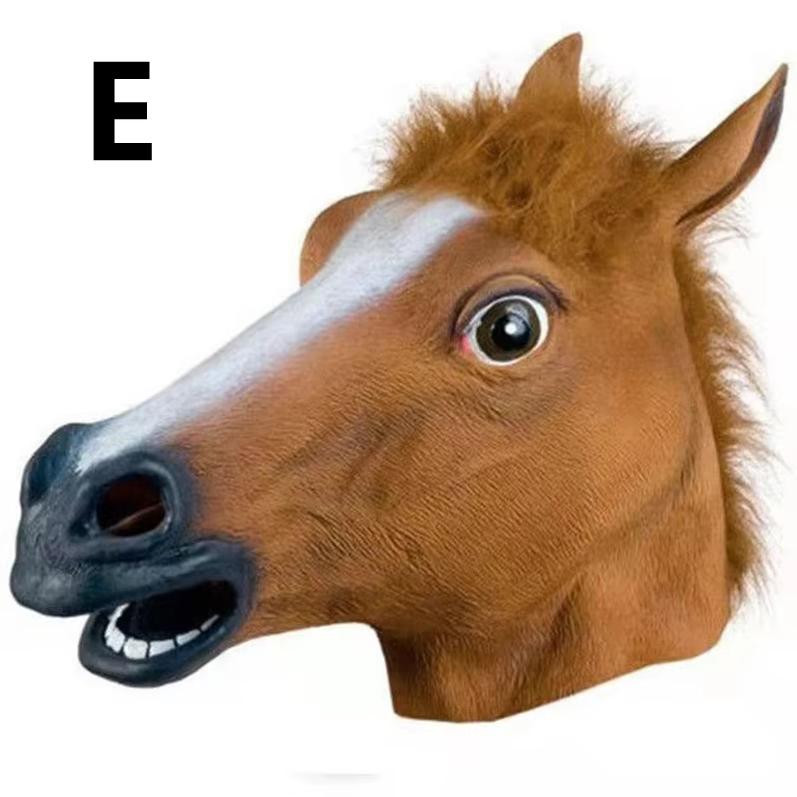 Novelty Lubber Latex Animal Head Mask Monkey Chimp Dog Head Mask Halloween Party Costume Masquerade Dressing Up Cosplay