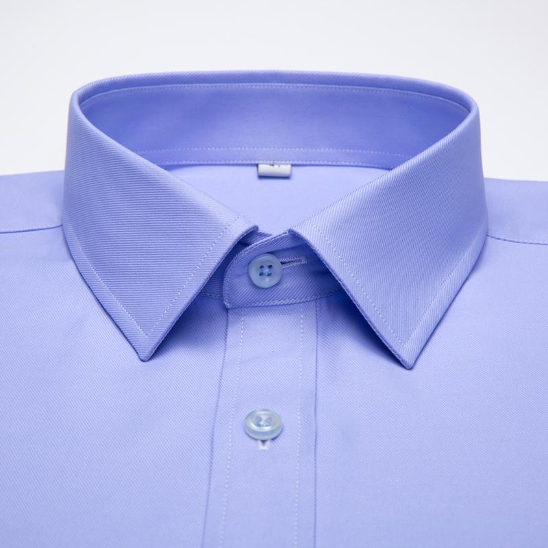 Купить Мужские классические однотонные саржевые классические рубашки с ...