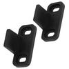 2pcs POM Sliding Door Bottom Guide Black Floor Mounted Guide Barn Door Floor Guide  Barn Doors
