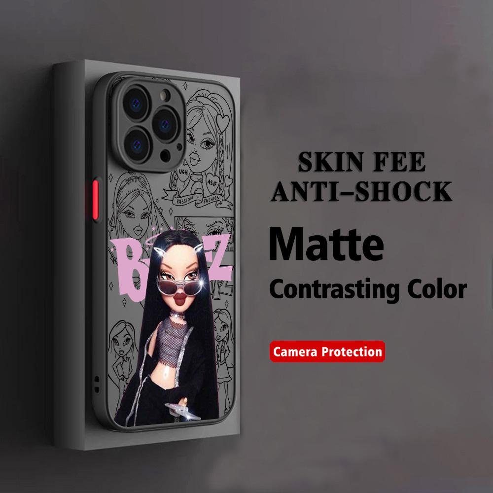 HOT Cute Girl B-Bratz Phone Case For iPhone 17 16e 16 15 14 13 12 11 Mini Pro Air Max X XR XSMax 7 8 6 Plus Matte Clear Cover