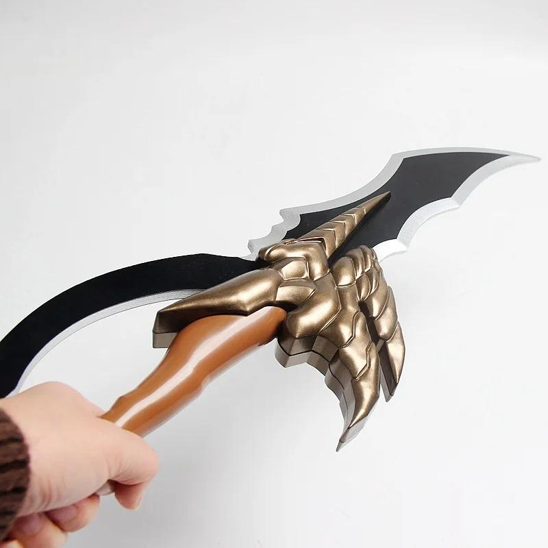 24inch Solo Leveling Katana Mizushino Shun Sword Anime Ninja Knife Wooden Real Japanese Katana Samurai Sabre Cosplay Prop Toy