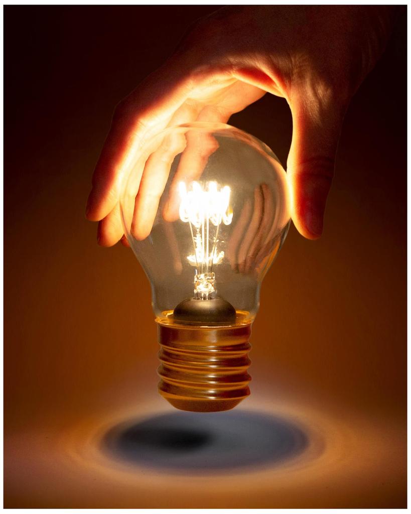 SUCK UK LED Table Filament USB Tabletop Lamp, Cordless, Rechargeable,