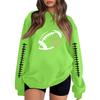 Unisex Lightweight Long Sleeve Neck Pullover Printed Sweatshirt