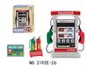 Kids Petrol Station Playset with Voice Prompt and Counting Function Die Cast Cars Steering Wheel Toy