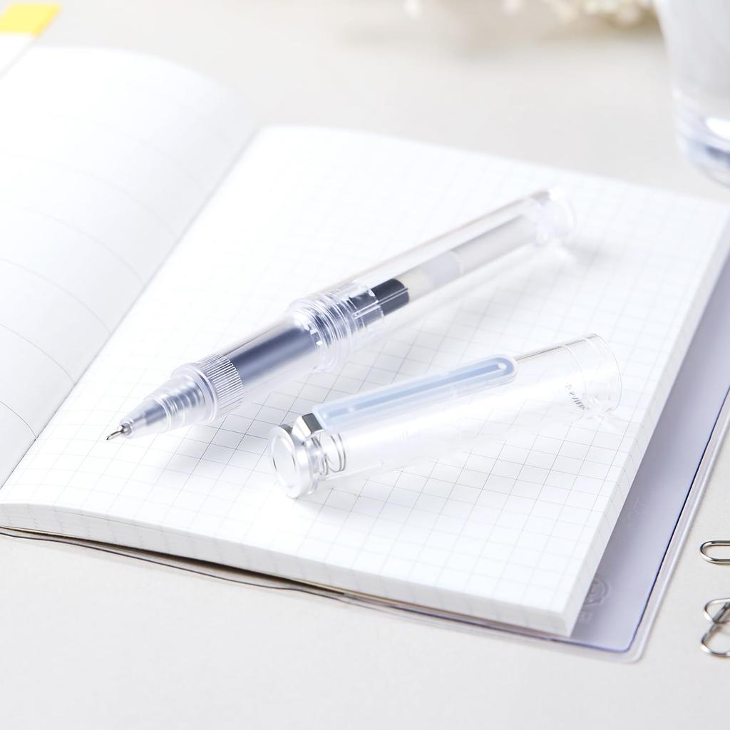 Sailor Pen TUZU Ballpoint Pen Glassy Crystal White Gift Pack 81-0249-201