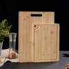 Eco-Friendly Bamboo Wooden Cutting Board Double-sided Portable Vegetable Cutting Board Durable Cut Meat Chopping Board BBQ