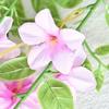 1Ps Outdoor Wedding Simulation Single 7-prong 37.4-inch Fake Flower Decoration for Outdoor Patio Garden Home Wedding Holiday Party Decoration