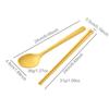 Silicone Kitchen Utensil Collection for Dining Sushi Chopsticks Coffee Dessert Spoons