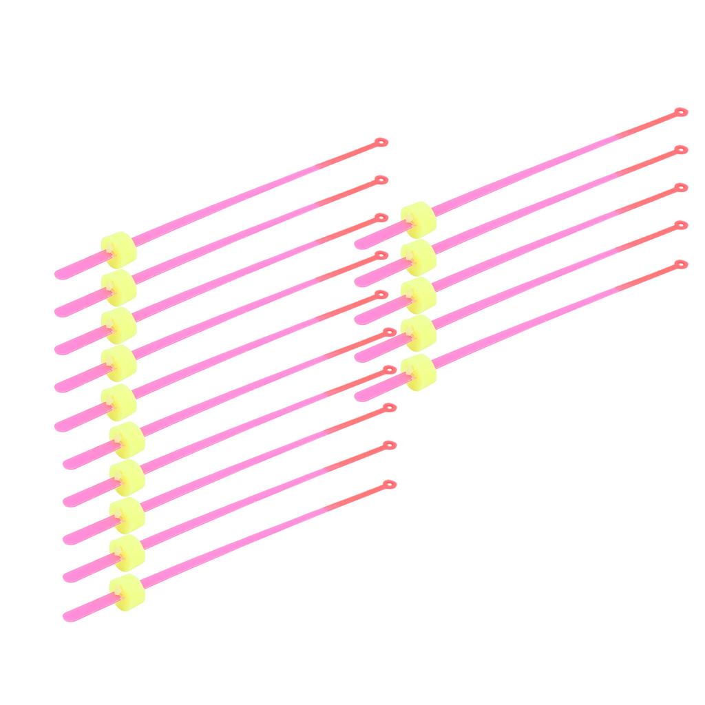 15Pcs Set Mini Winter Ice Fishing Rod Front End Section Pole Tip Fishing Accessories12CM
