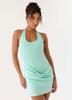 2026 Summer New European and American Women's Clothing Sexy U-neck Neck Halter Splicing Pleated Hip-wrapped Dress Women