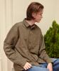 DIVINE DISTANCE Nylon Raglan Shirt [Khaki]