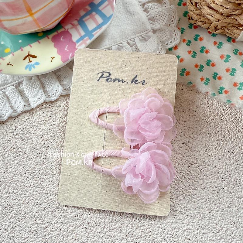 Sneeuw Sneeuw Haarkaart Nieuwe kinderhaarclip Elsa Prinses Haaraccessoires Meisjes zijclip Kleine meisjesclip