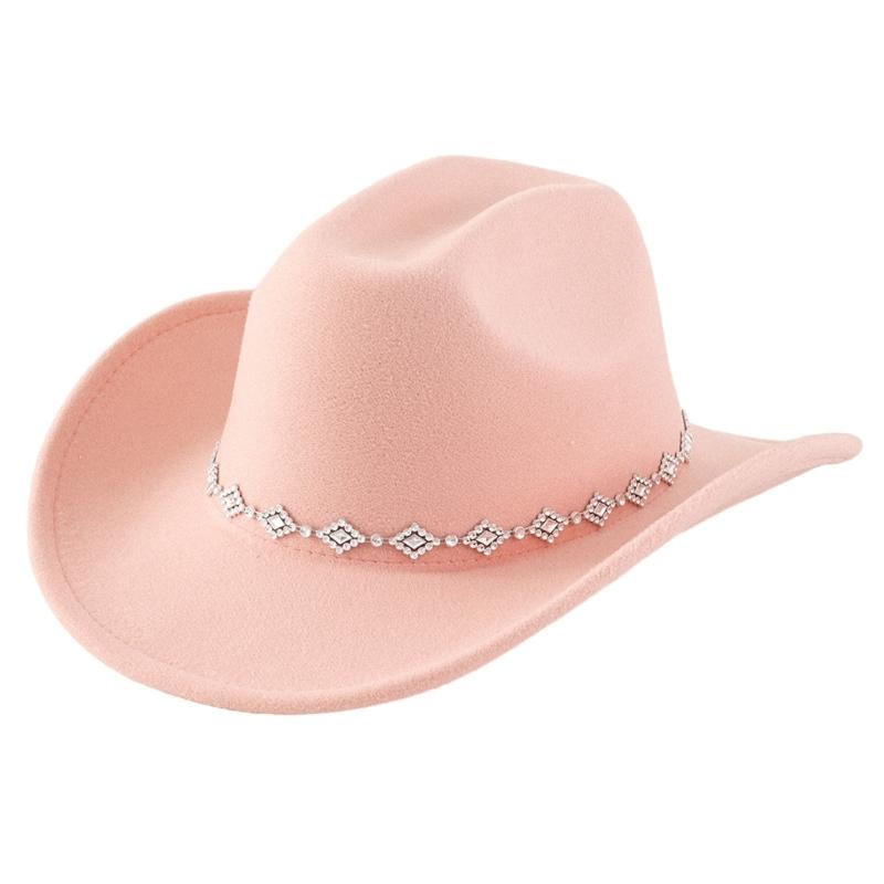 Unisex Western Denims Hat Wide Border Hat Polyester Outdoor Fashion Hat Fashion Accessory for Men and Women