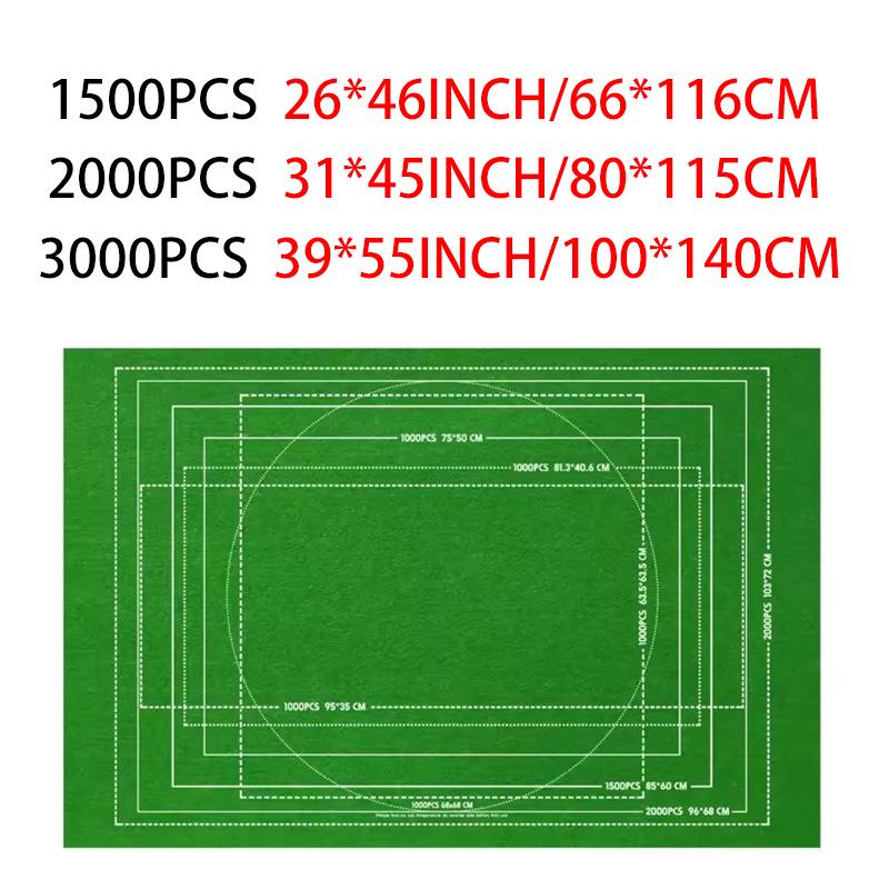 Набор войлочных ковриков для сборки пазлов: Хранение для образовательных игрушек и пазлов на 1500-3000 деталей