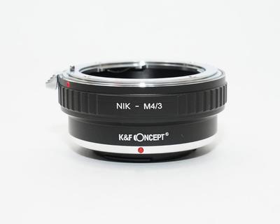 Nikon AI Lens To Micro Four Thirds Mount Adapter with Lens Cloth K&F M4/3 NF-M43 (KFM43)