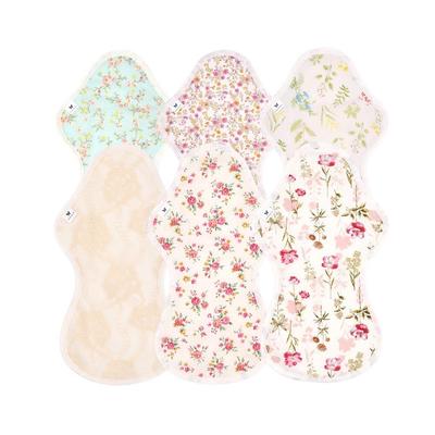 Absorbent Napkin Urine Pad Set of 6 for Those Who Are Concerned About Urine Leakage 3 L Size 3 LL Size Enuance Organic Cotton + Unbleached, Undyed,