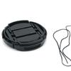 Cover Nikon Sony Front Lens Cap Center Pinch Snap On Practical