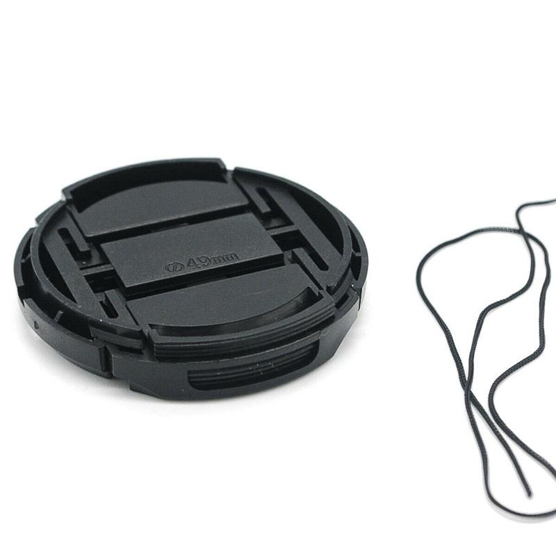 Cover Nikon Sony Front Lens Cap Center Pinch Snap On Practical