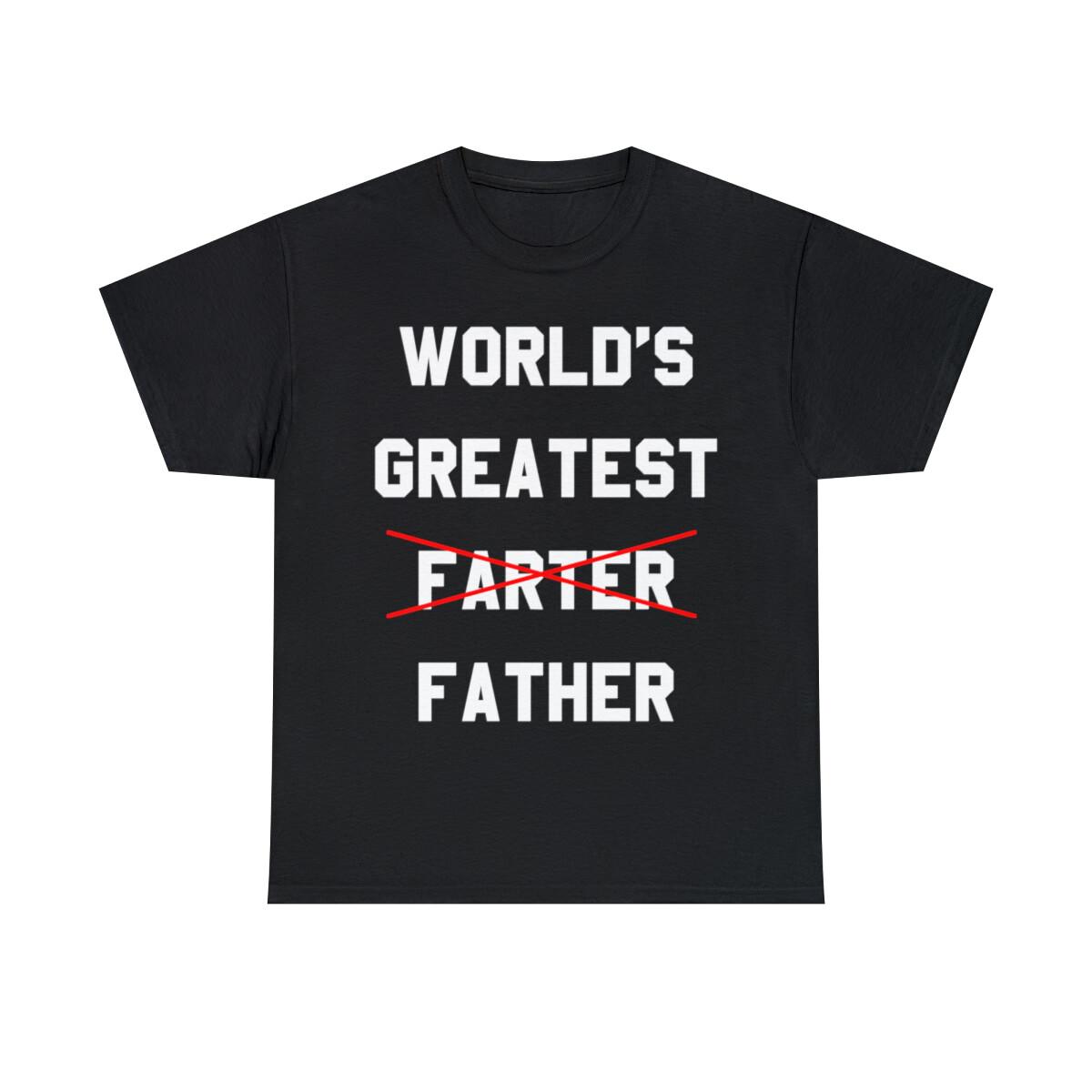 Worlds Greatest Farter Graphic Tee Shirt, S-5XL M
