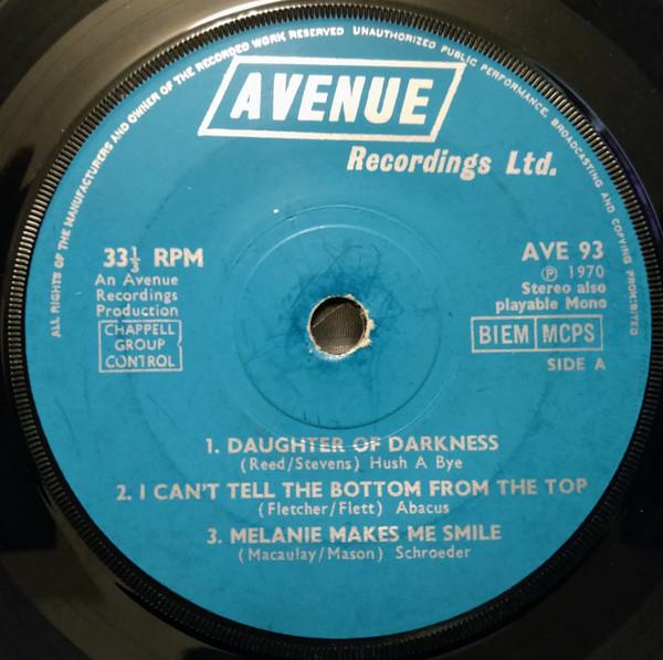 

7-дюймовая пластинка НЕИЗВЕСТНЫЙ АРТИСТ - Дочь Тьмы AVE93 Avenue 1970 Великобритания Рок Б/У