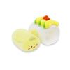 IRISRAIN ANIROLLZ Plush Toy, Small, Japanese Food Series, Avocado Chicky, 11.5x14x15cm (ANI-CK-PB6)