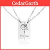 Forever Lover Heartshaped Stainless Steel Alphabet Necklace For Couples Valentine Gift