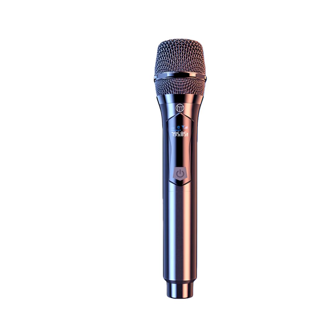 

Good Shepherd Handheld Rechargeable Wireless Microphone, Audio Amplifier, Universal Microphone, with One Transmitter And One Receiver чорний