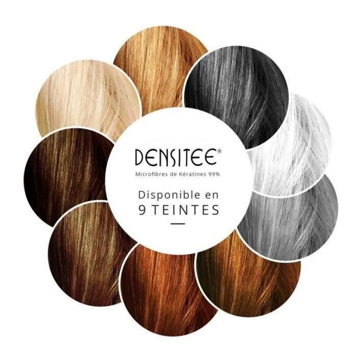 Poudre capillaire densifiante - DENSITEE - PLASTIMEA - Noir - 28 gr - Anti-calvitie