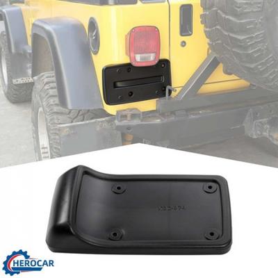 Tail License Plate Rear Mounting Holder Bracket For Jeep Wrangler TJ 1997-2006