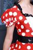 Disguise Disney Cosplay Halloween Official Minnie Mouse Grim Red Minnie, Women's, Size M, Red, 67699B