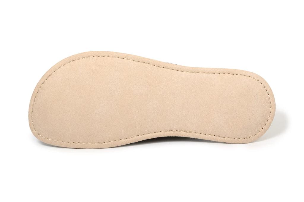 UMAYA Room Leather Genuine Made in Size S [Orobianco] Shoes, Slippers, Leather, Japan, Unisex, Gray/Suede,