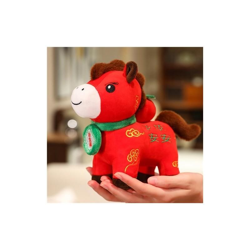 

Plush Animal Figurine With Pp Cotton Filling For Gift And Home Decor ApplePeace,18cm